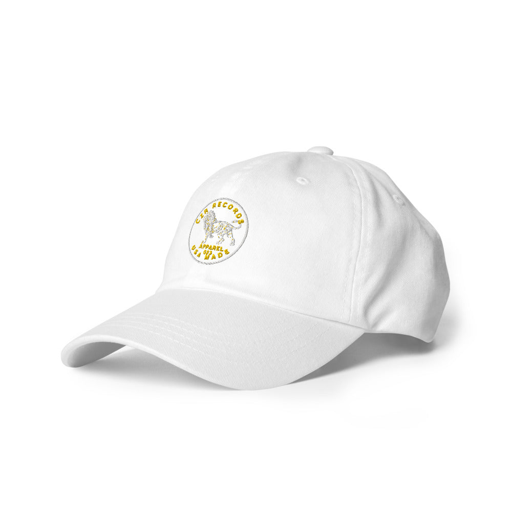 CZR RECORDS APPAREL - Yellow Font Dime Dad Hat