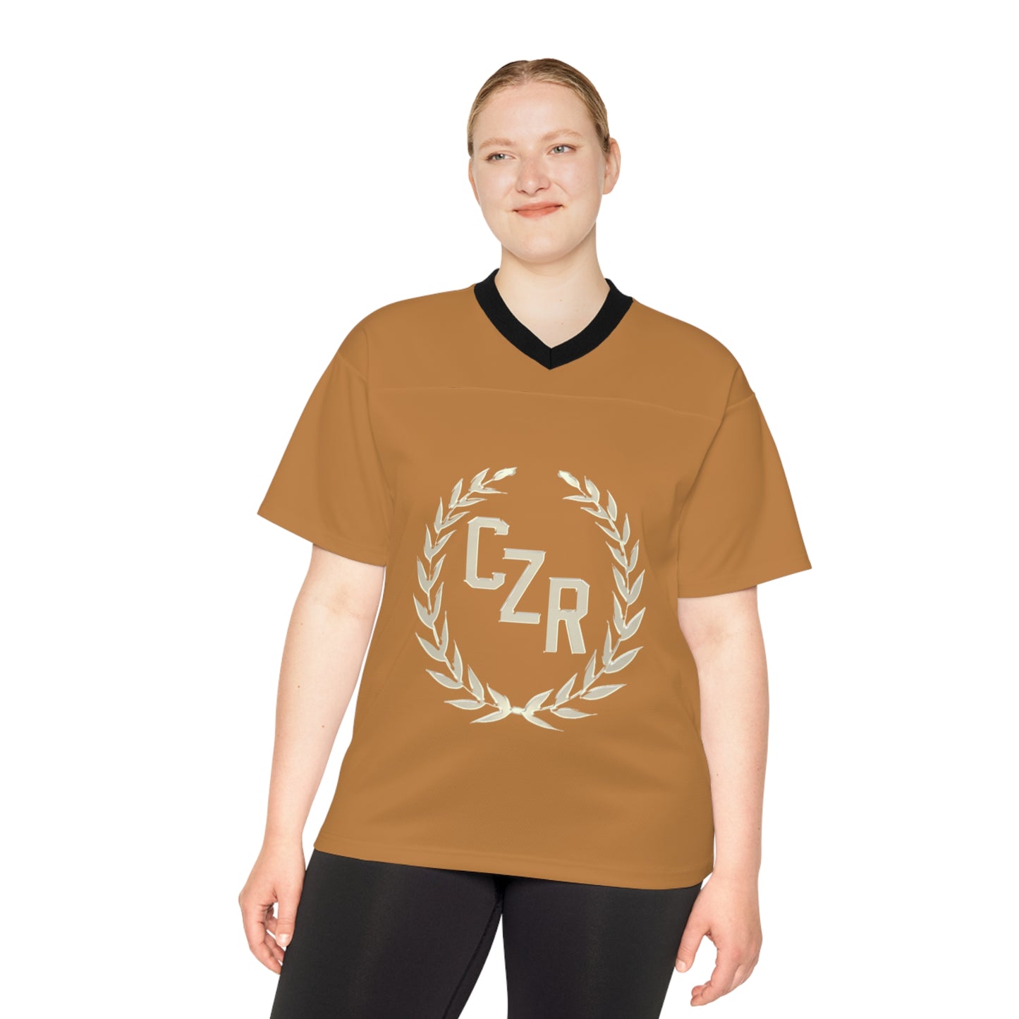 CZR Records Football Jersey - Casual Sportswear with Stylish Lion Design