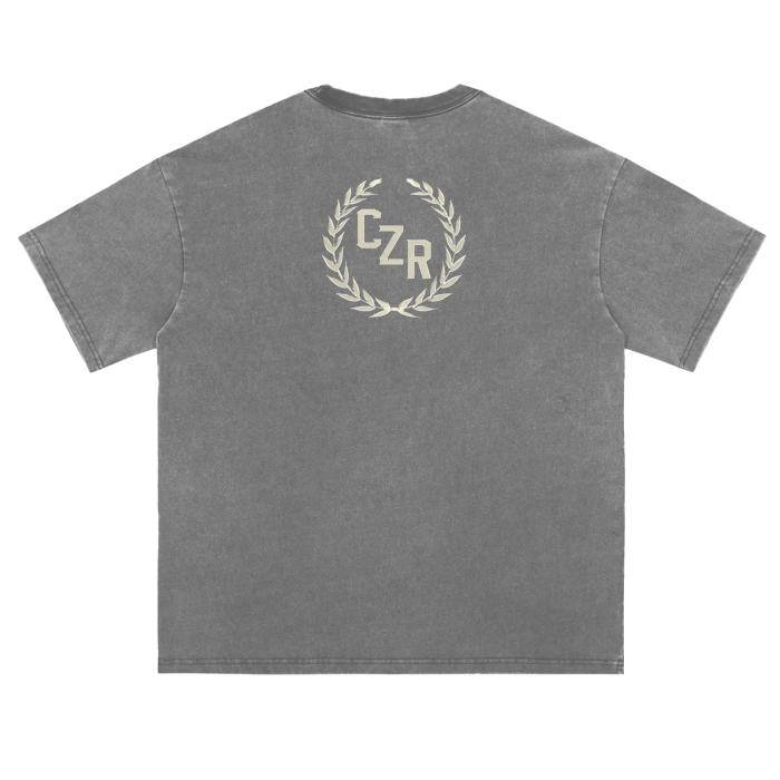 Fluffy Vintage Washed  T-Shirt - 250 GSM