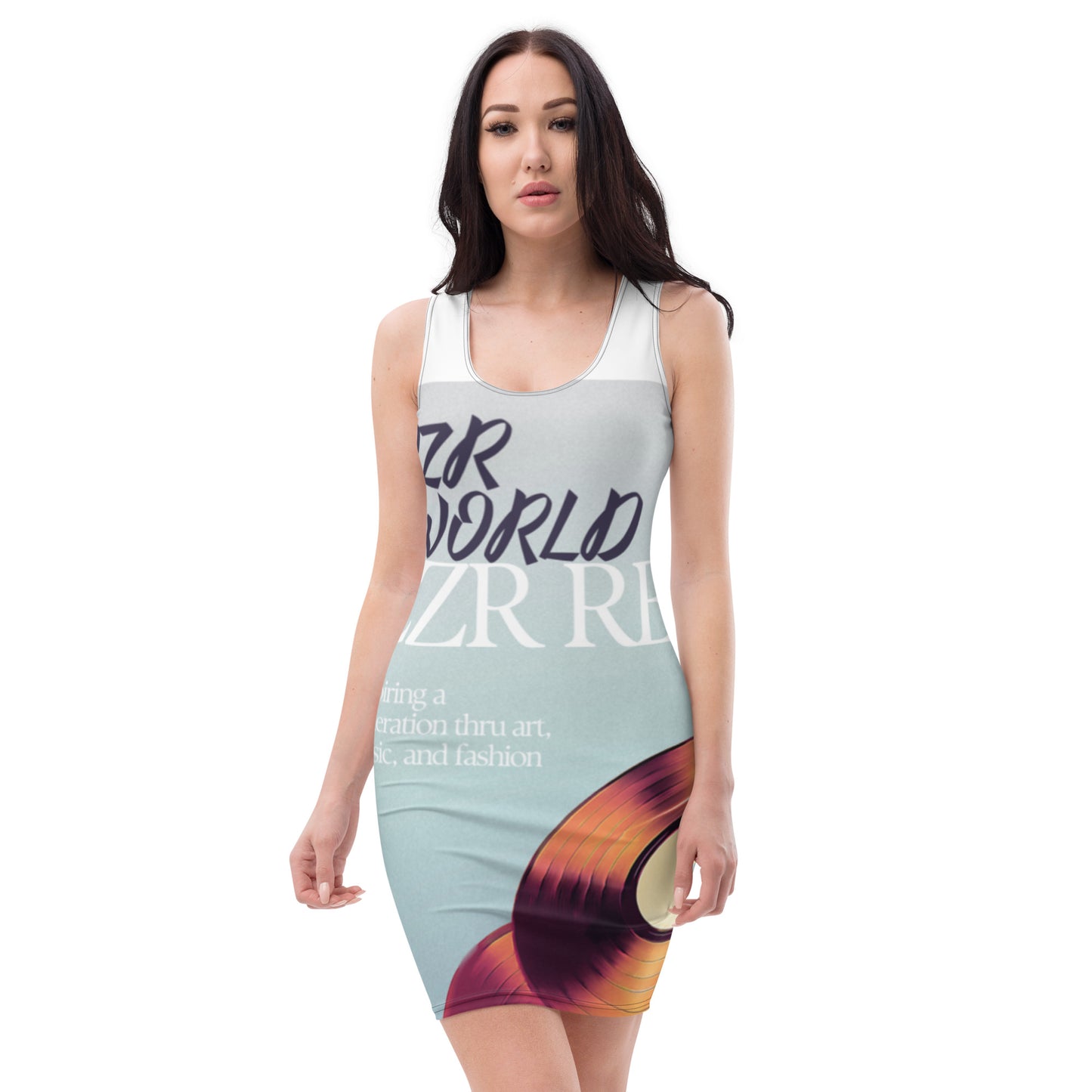 CZR RECORDS APPAREL- Vinyl Record Sublime Dress