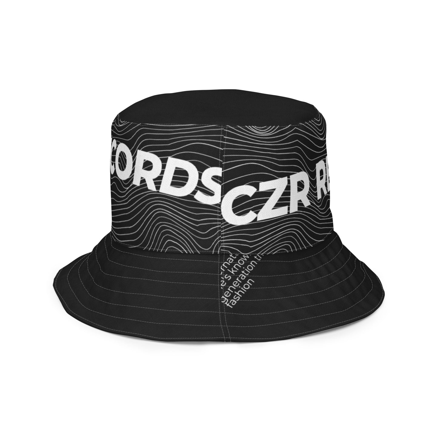 CZR RECORDS APPAREL- Perseus Reversible bucket hat