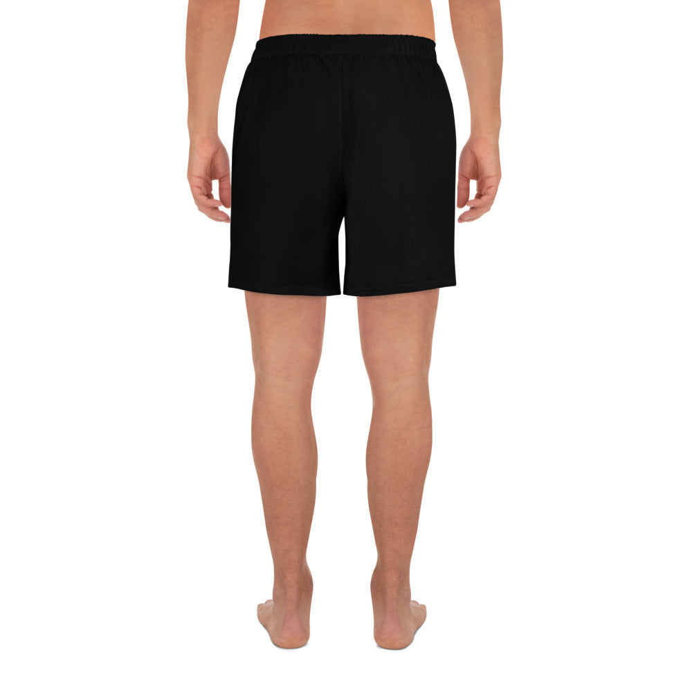 CZR RECORDS APPAREL- 4 Rings Orange & Black Athletic Shorts