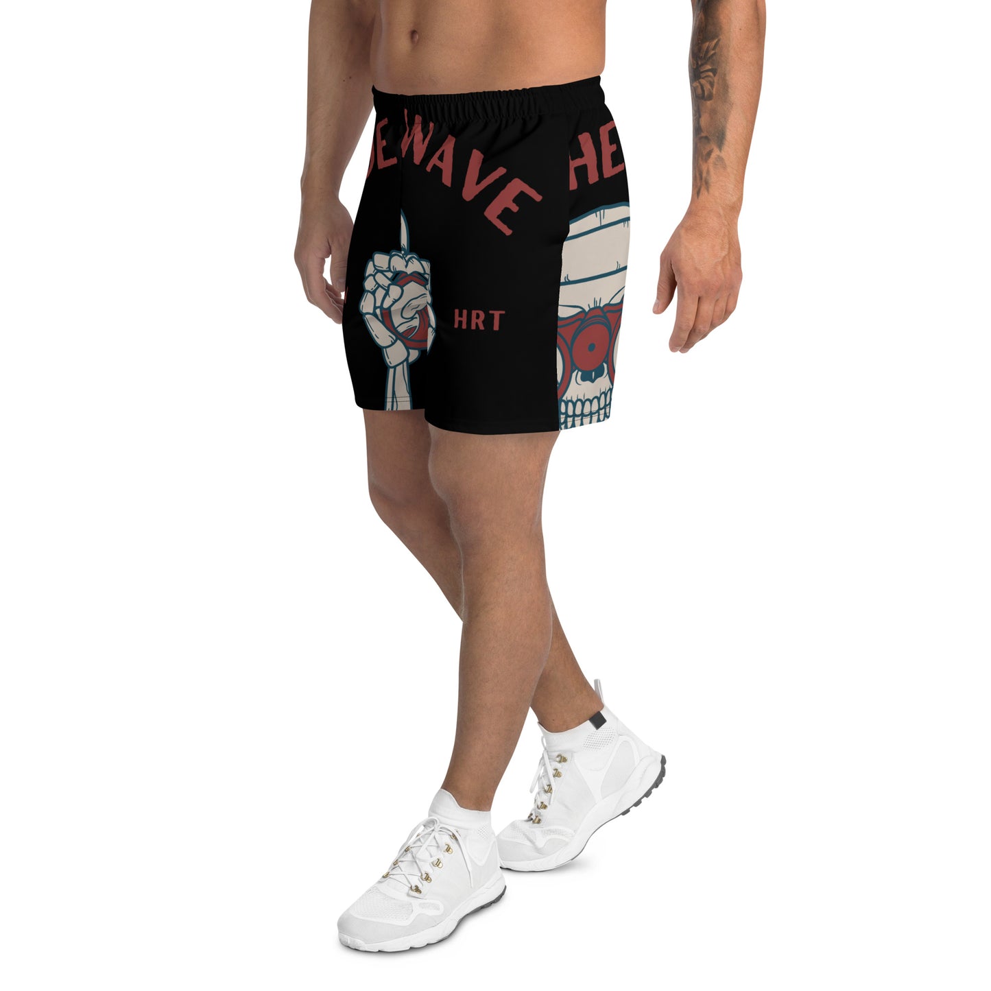 CZR RECORDS APPAREL- Skeletor Wave Athletic Shorts