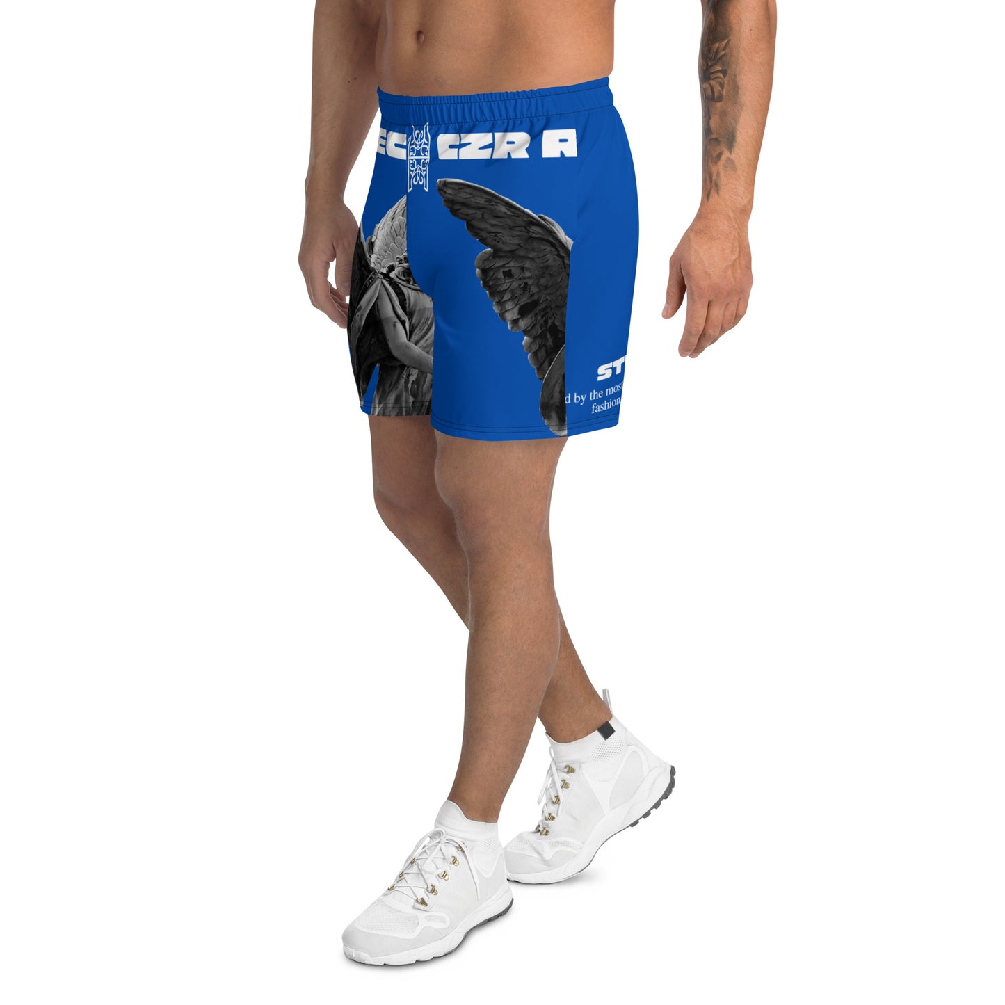Guardian Angel Blue Athletic Shorts
