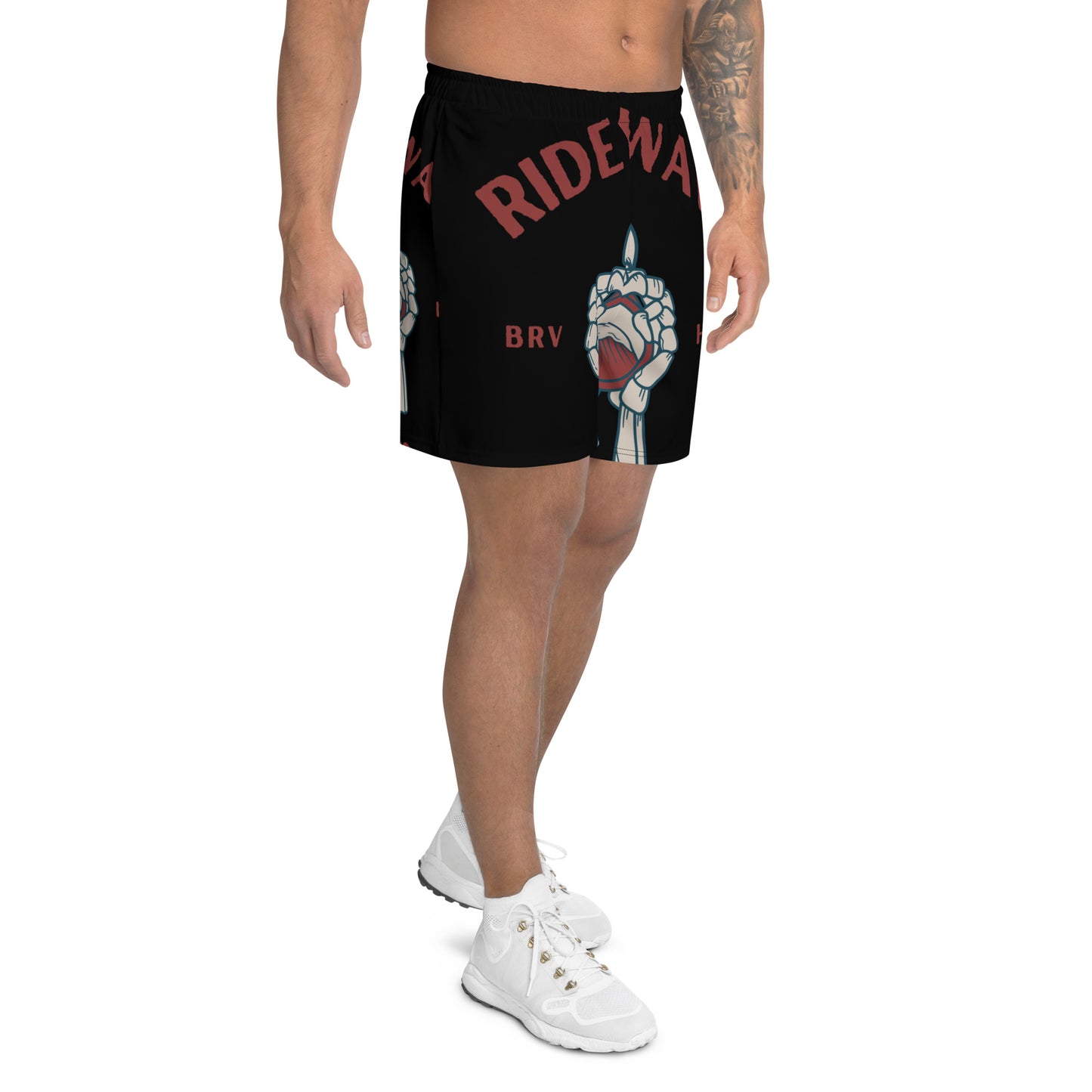 CZR RECORDS APPAREL- Skeletor Wave Athletic Shorts