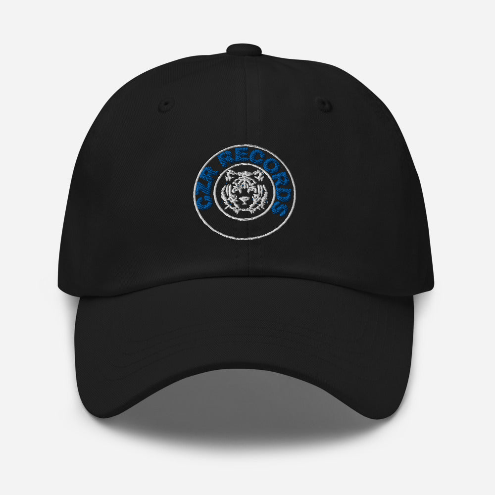 CZR RECORDS APPAREL - Tiger Circle Blue Font Dad Hat
