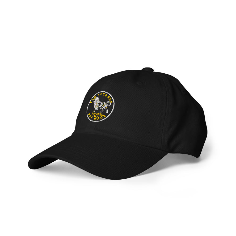 CZR RECORDS APPAREL - Yellow Font Dime Dad Hat