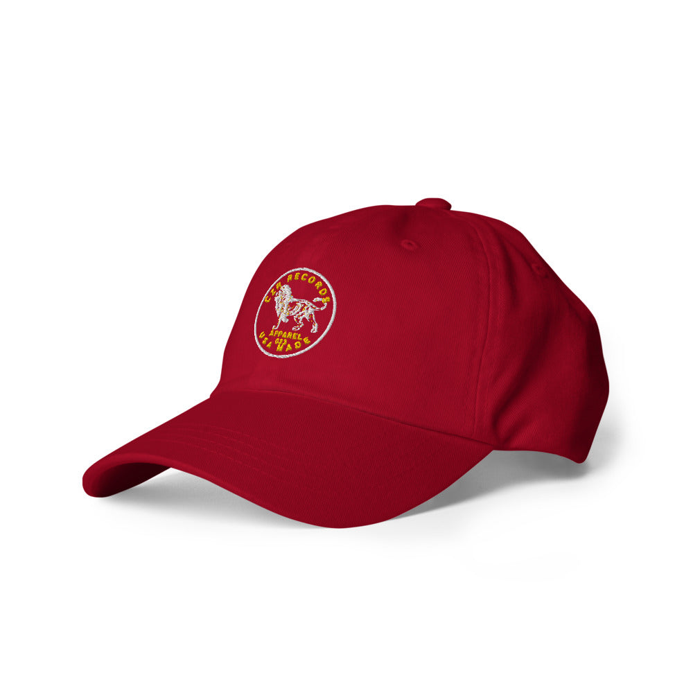 CZR RECORDS APPAREL - Yellow Font Dime Dad Hat
