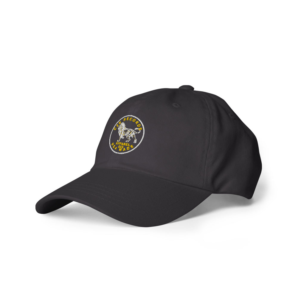 CZR RECORDS APPAREL - Yellow Font Dime Dad Hat