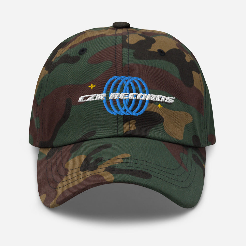CZR RECORDS APPAREL 4 Rings Blue Dad hat