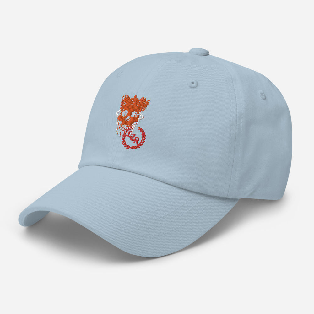 CZR RECORDS APPAREL - Red Crown Skull Dad Hat