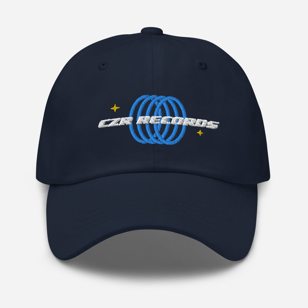 CZR RECORDS APPAREL 4 Rings Blue Dad hat