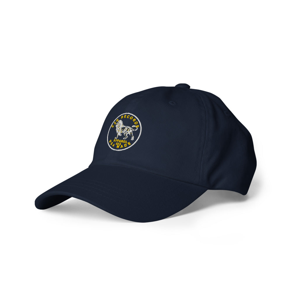 CZR RECORDS APPAREL - Yellow Font Dime Dad Hat
