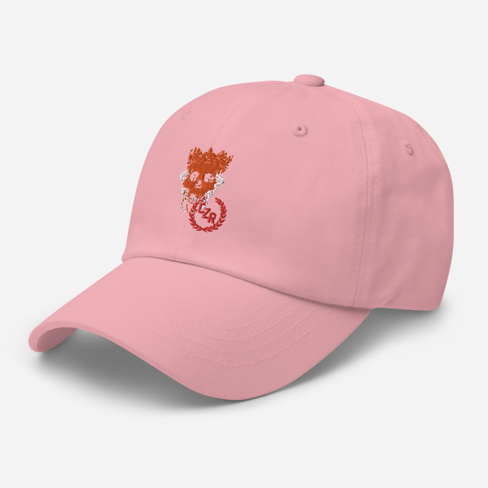 CZR RECORDS APPAREL - Red Crown Skull Dad Hat