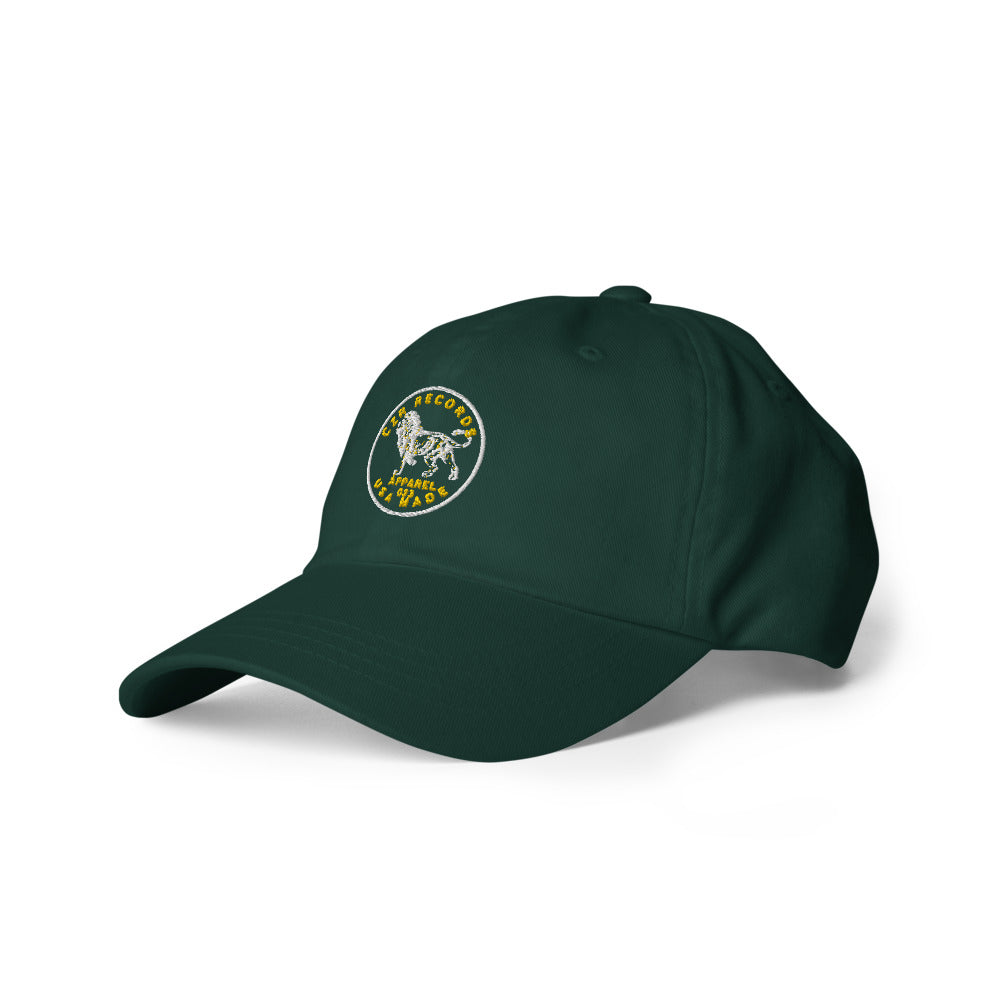 CZR RECORDS APPAREL - Yellow Font Dime Dad Hat