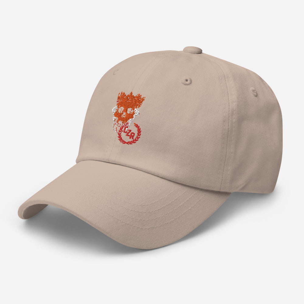 CZR RECORDS APPAREL - Red Crown Skull Dad Hat