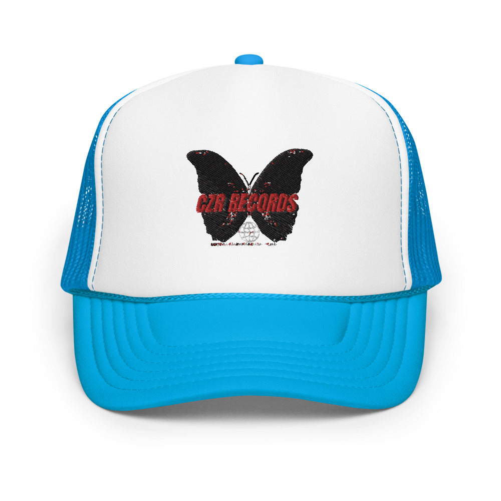 CZR RECORDS APPAREL- Butterfly Doors Foam Trucker Hat
