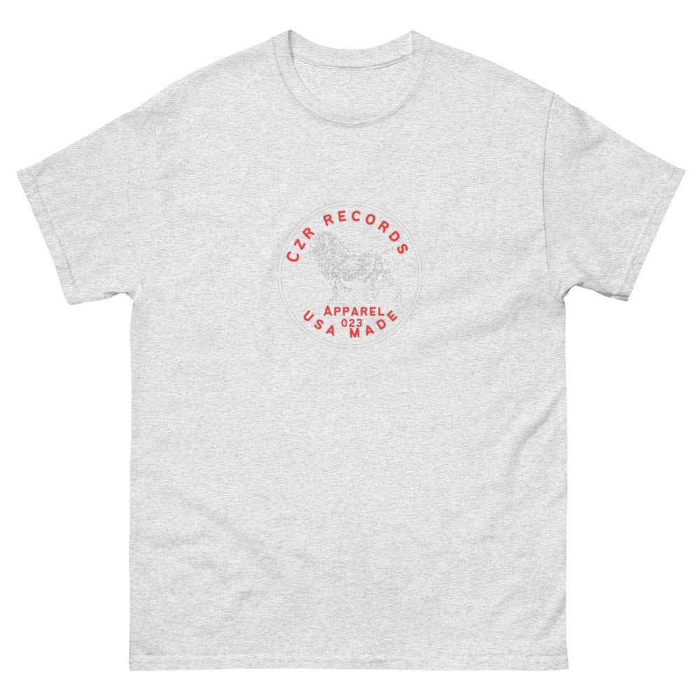 CZR RECORDS APPAREL - Classic Men's Dime Lion Red Tee