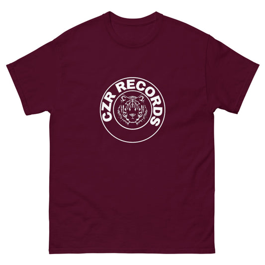 CZR RECORDS APPAREL - Classic Men's Regular Sleeve Tiger Circle Tee