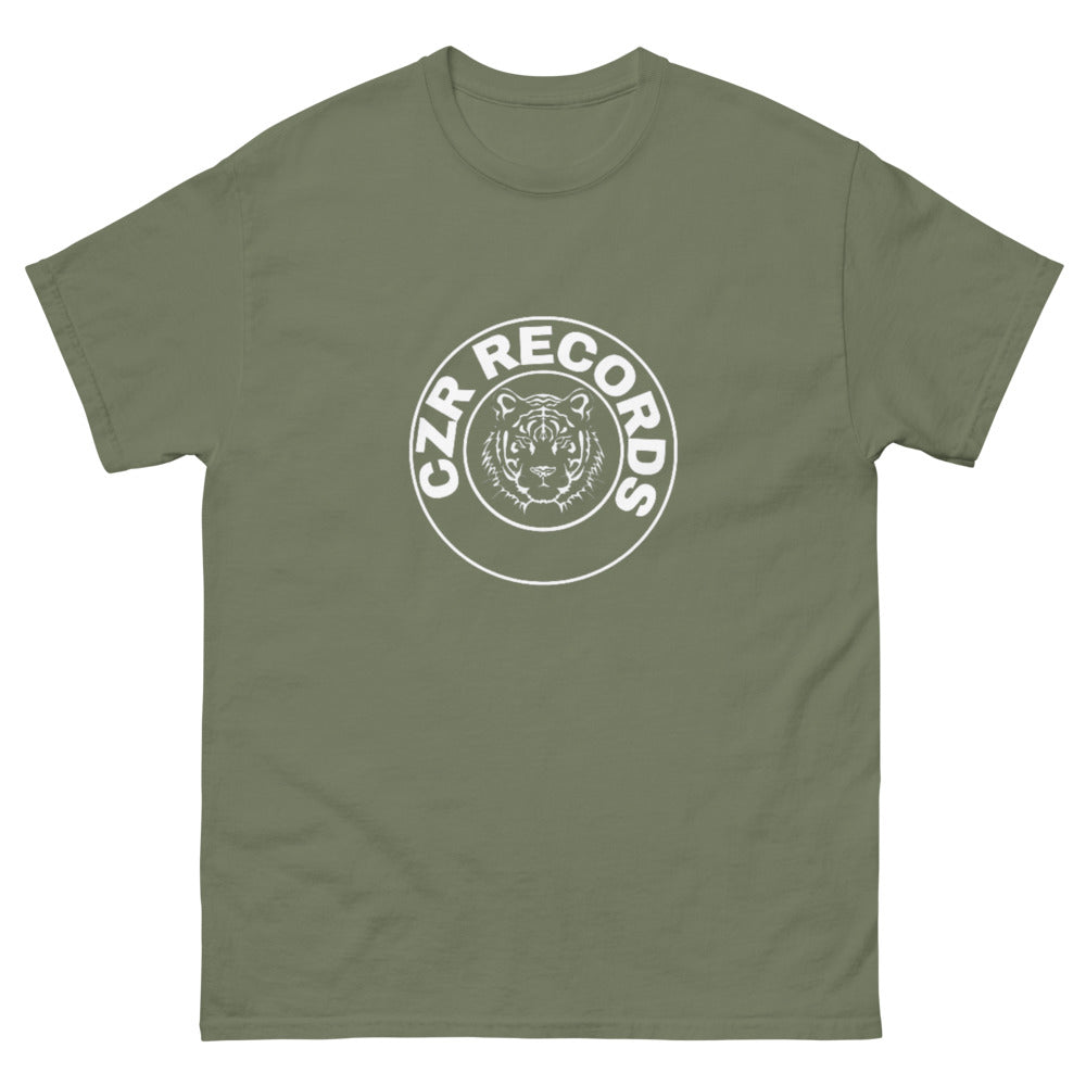 CZR RECORDS APPAREL - Classic Men's Regular Sleeve Tiger Circle Tee