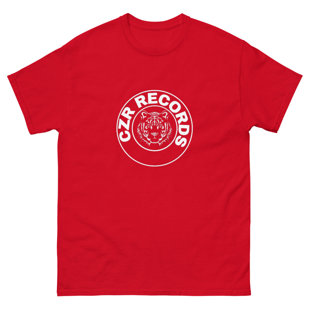 CZR RECORDS APPAREL - Classic Men's Regular Sleeve Tiger Circle Tee