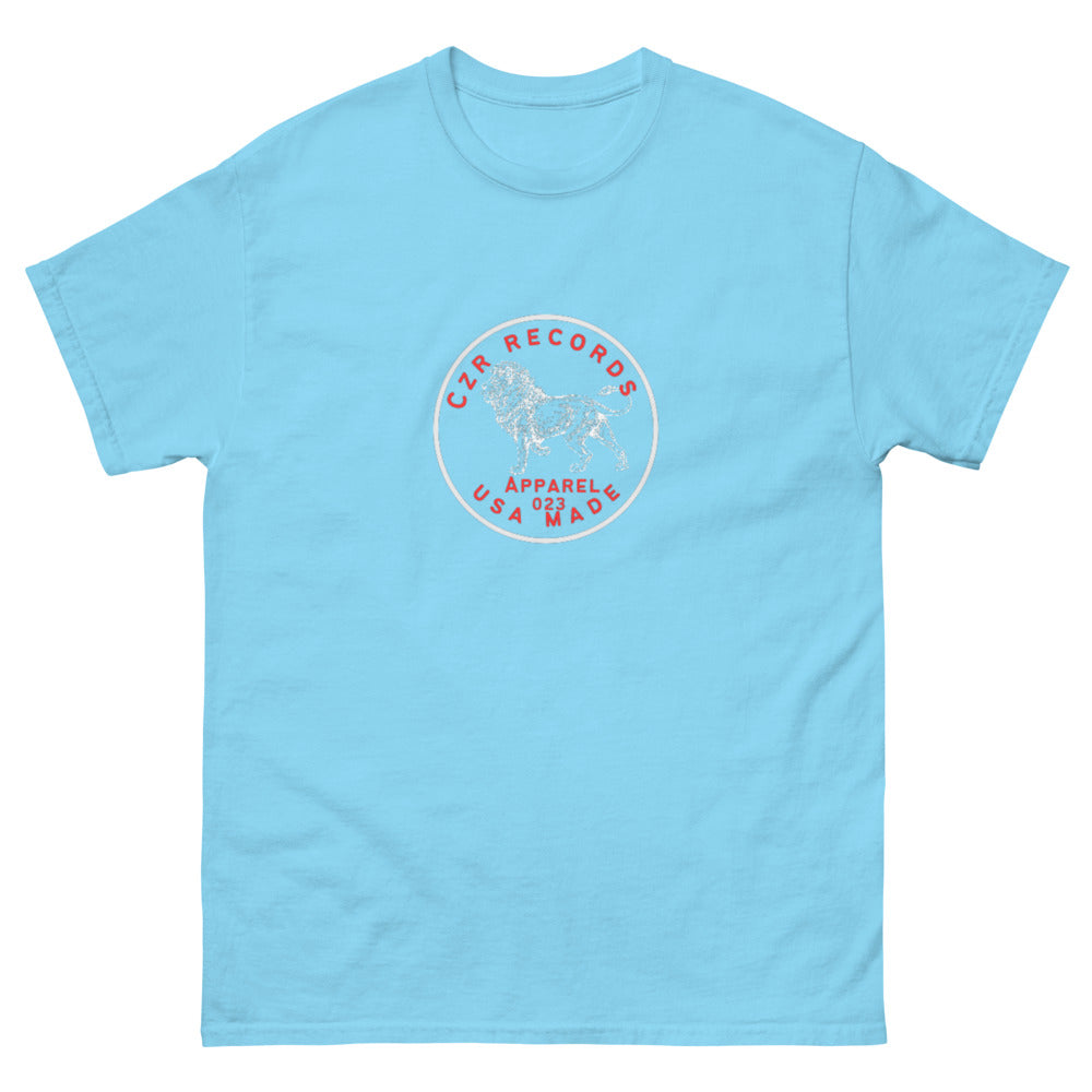 CZR RECORDS APPAREL - Classic Men's Dime Lion Red Tee