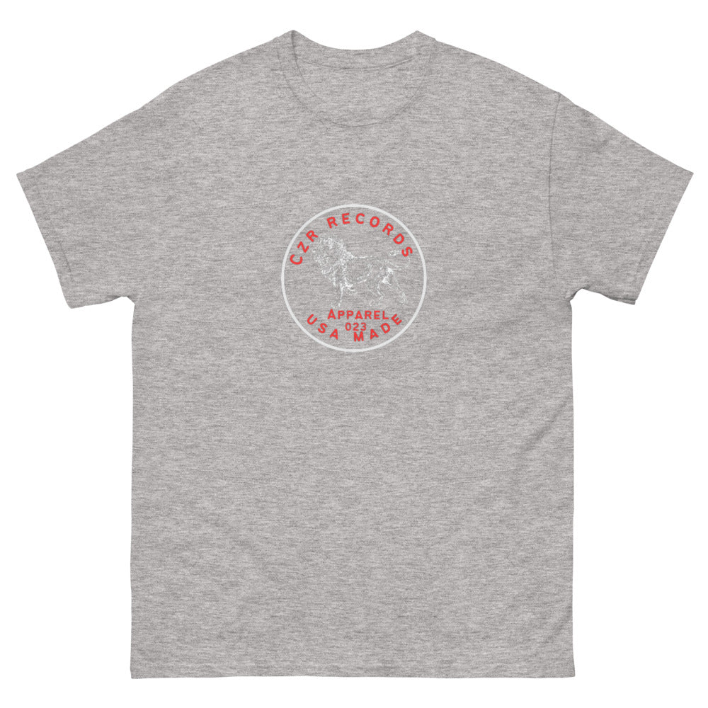 CZR RECORDS APPAREL - Classic Men's Dime Lion Red Tee