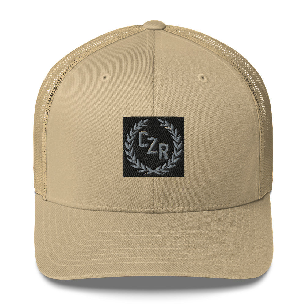 CZR RECORDS APPAREL - OG 6-Panel Structured Trucker Cap