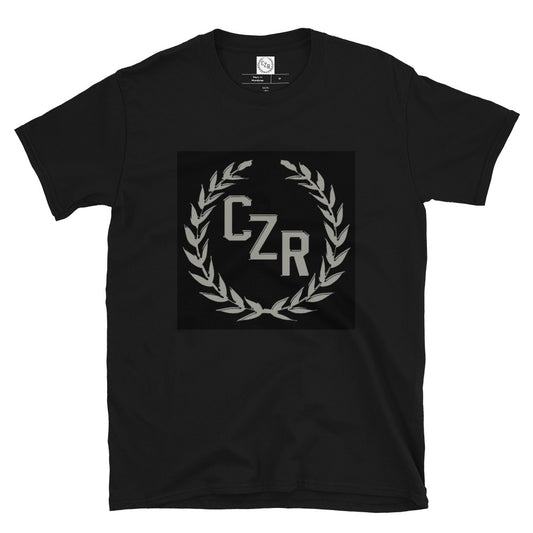 CZR RECORDS APPAREL - Men's Box Logo Grey Tshirt