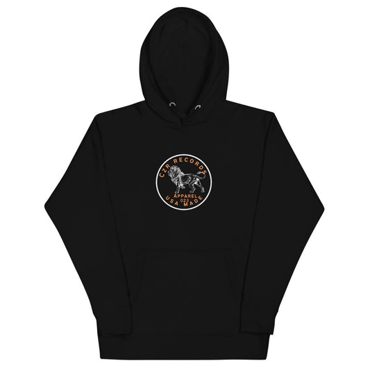 CZR RECORDS Apparel - Dime Lion Orange Font Hoodie