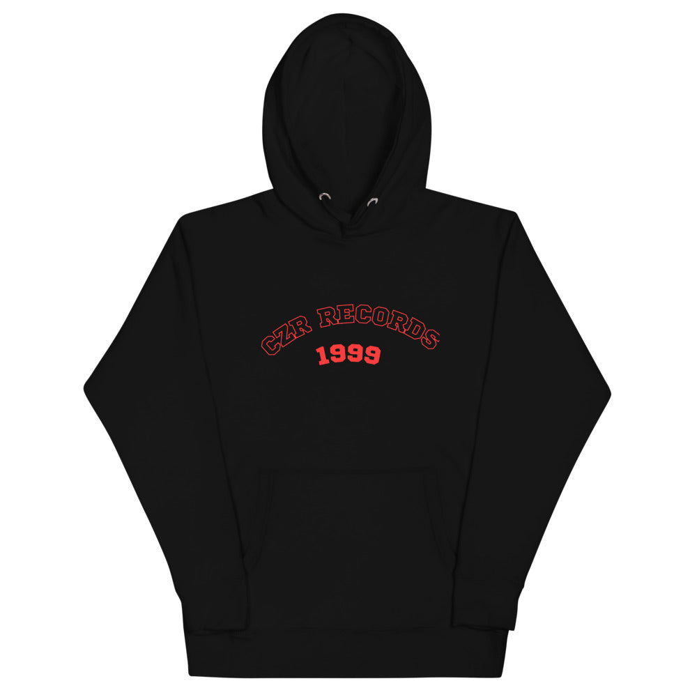 CZR RECORDS Apparel - 1999 Red Font Hoodie