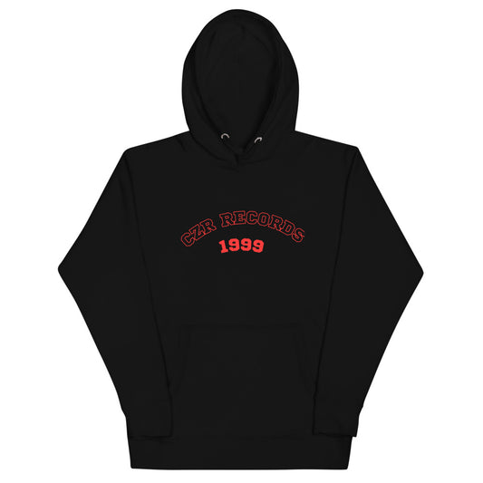 CZR RECORDS Apparel - 1999 Red Font Hoodie