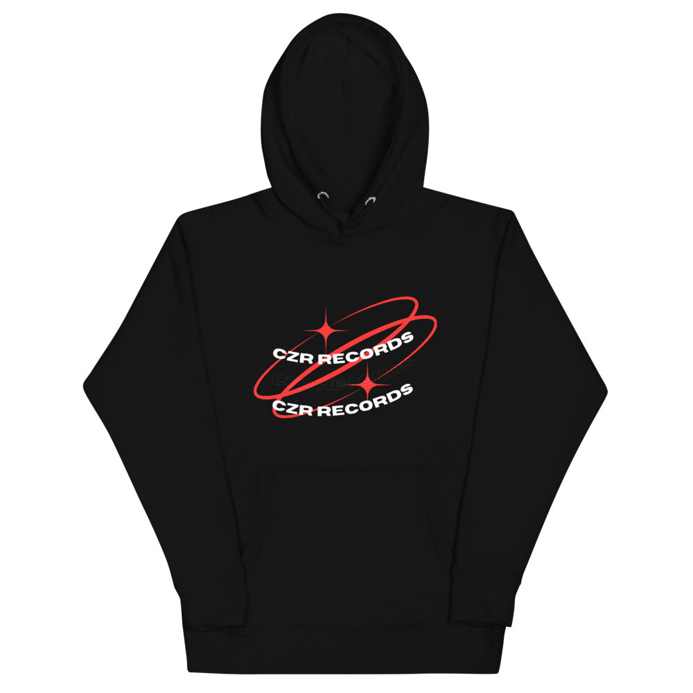 CZR RECORDS Apparel Streetwear Twilight Red Hoodie Classic Cotton Sweaters Menswear Tops