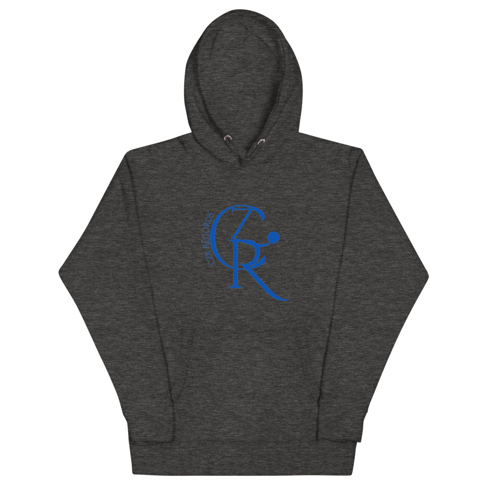 CZR RECORDS Apparel - Men's Noon A.M. Blue Font Hoodie
