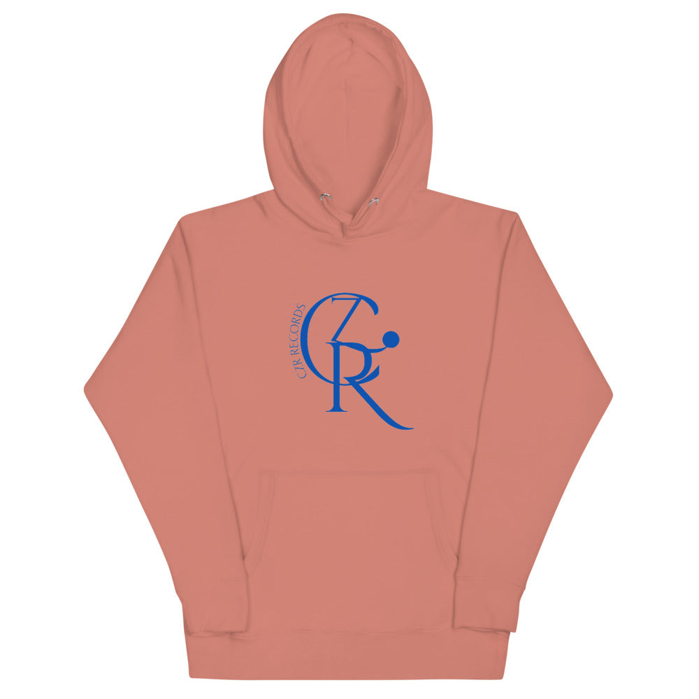 CZR RECORDS Apparel - Men's Noon A.M. Blue Font Hoodie