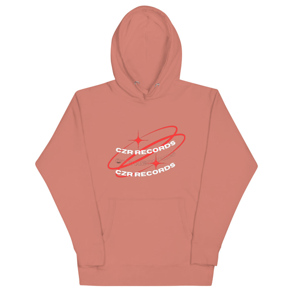CZR RECORDS Apparel Streetwear Twilight Red Hoodie Classic Cotton Sweaters Menswear Tops