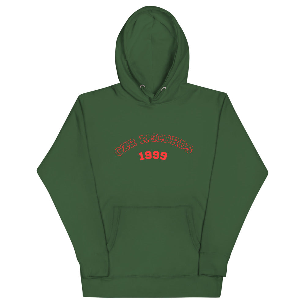 CZR RECORDS Apparel - 1999 Red Font Hoodie