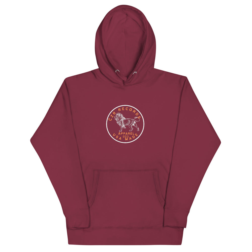 CZR RECORDS Apparel - Dime Lion Orange Font Hoodie