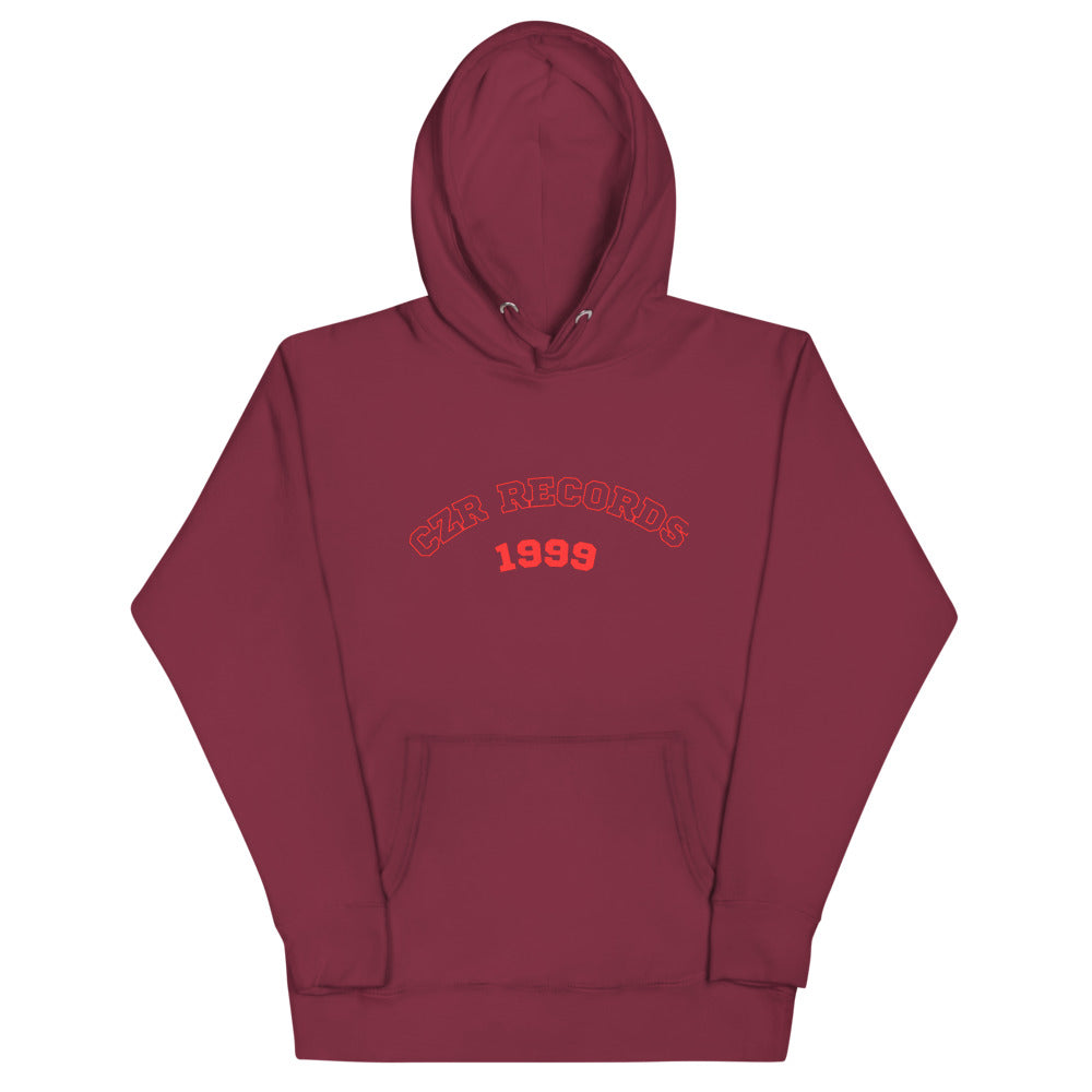 CZR RECORDS Apparel - 1999 Red Font Hoodie