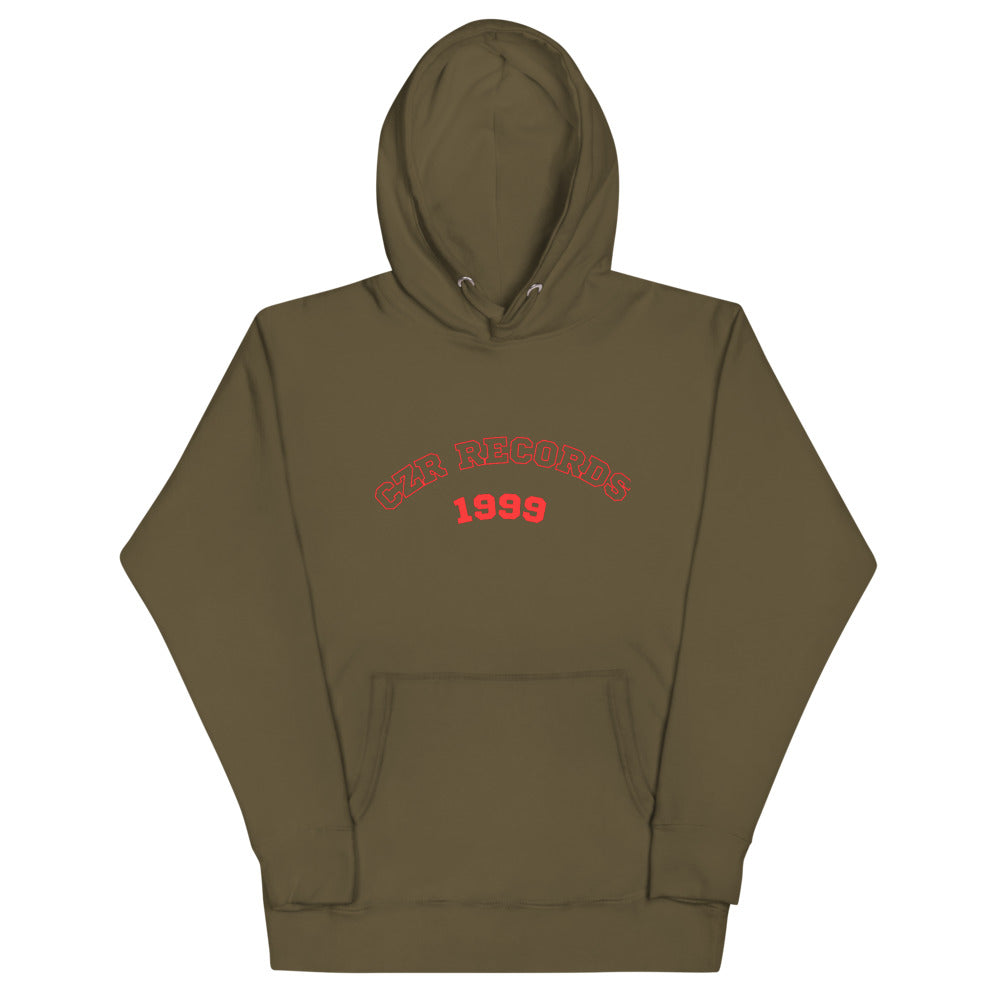 CZR RECORDS Apparel - 1999 Red Font Hoodie