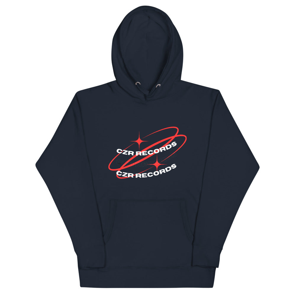 CZR RECORDS Apparel Streetwear Twilight Red Hoodie Classic Cotton Sweaters Menswear Tops
