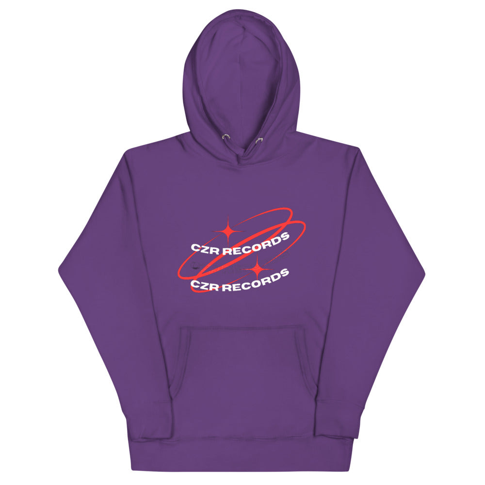 CZR RECORDS Apparel Streetwear Twilight Red Hoodie Classic Cotton Sweaters Menswear Tops