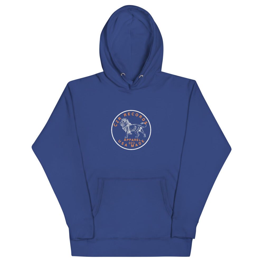 CZR RECORDS Apparel - Dime Lion Orange Font Hoodie